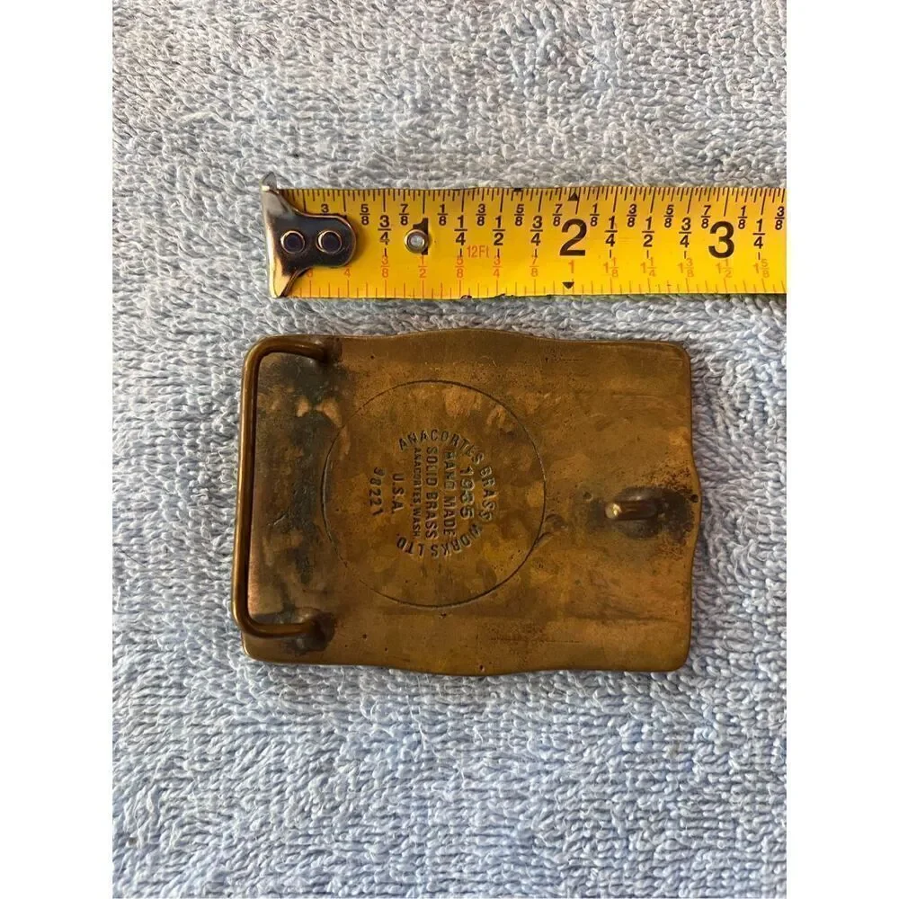 Vintage Metric Constructors Belt Buckle